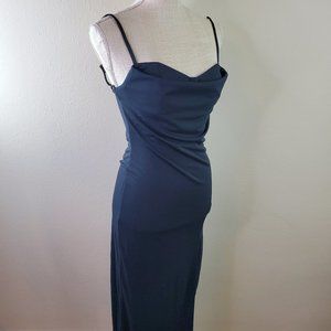 Forever 21 Womens Strapy Thigh Slit Bodycon Dress